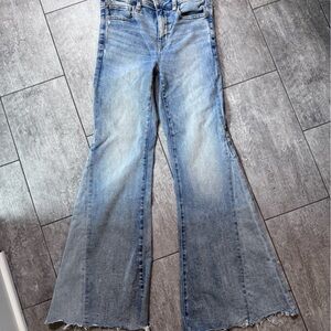 American Eagle Outfitters Blue Flare Jeans